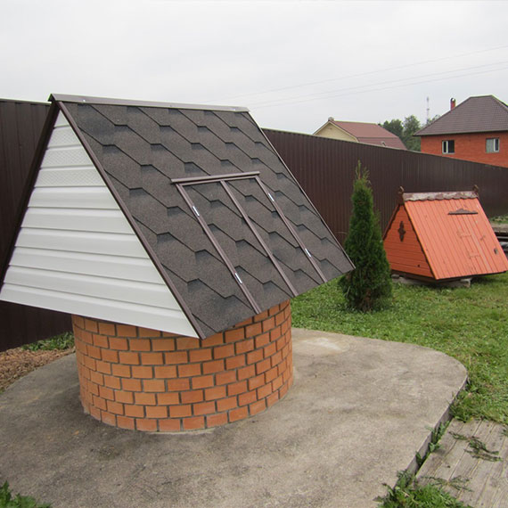 Вариантов домиков для колодца в Егорьевском районе